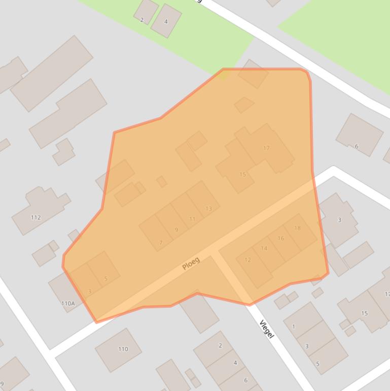 Kaart van postcodegebied 3911WZ.