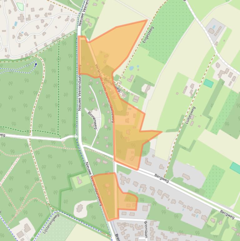 Kaart van postcodegebied 3911XC.