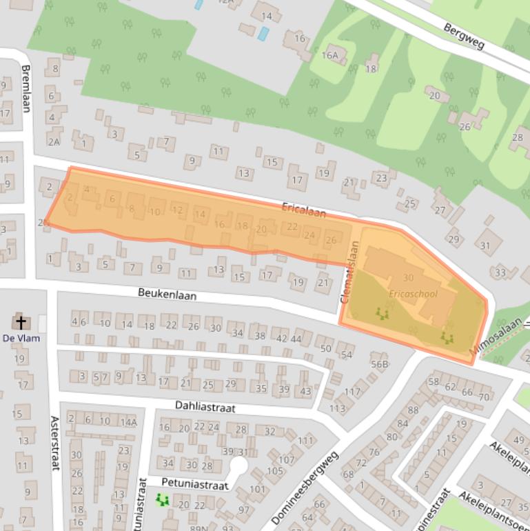 Kaart van postcodegebied 3911XN.