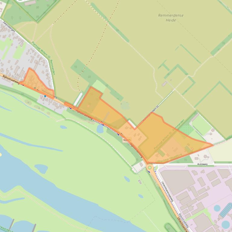 Kaart van postcodegebied 3921AH.