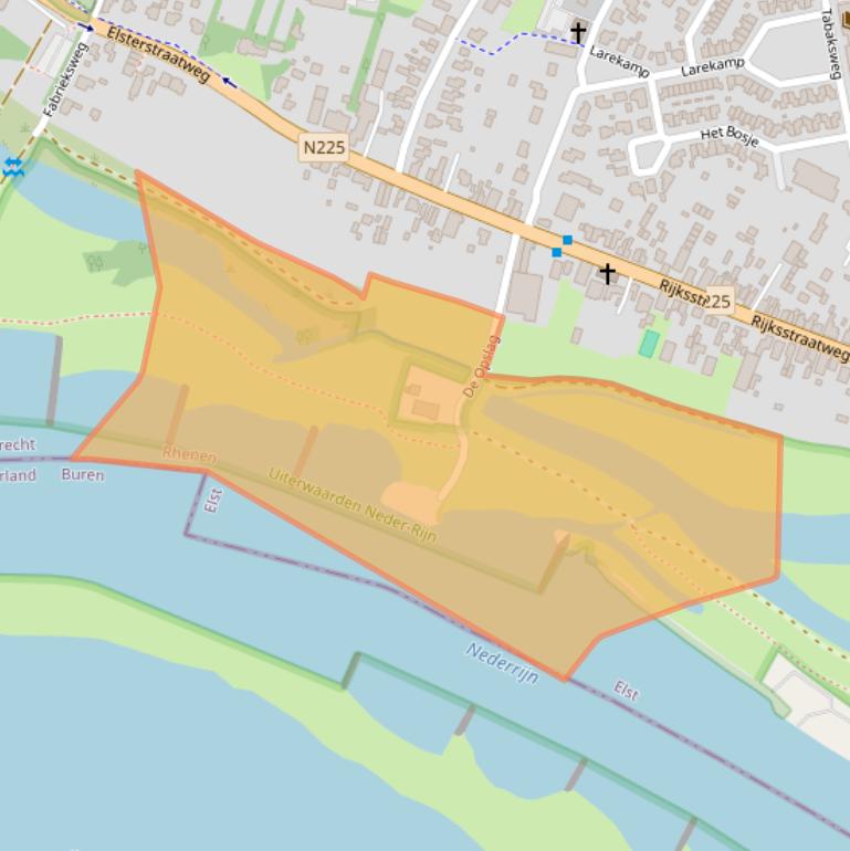 Kaart van postcodegebied 3921AR.