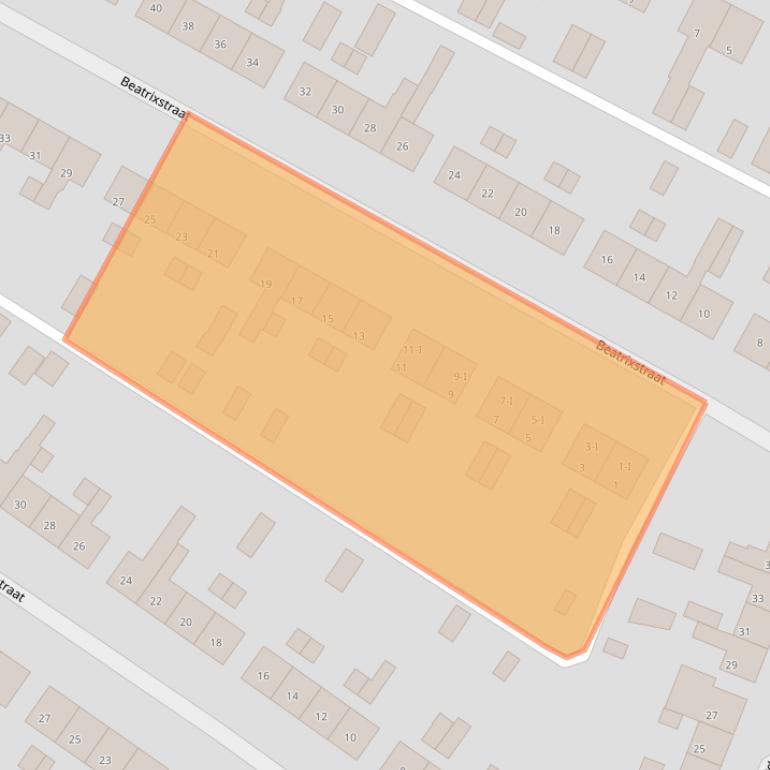 Kaart van postcodegebied 3921BM.