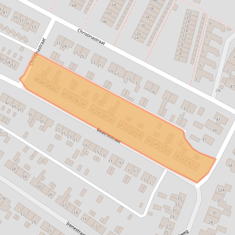 Kaart van postcodegebied 3921BP.