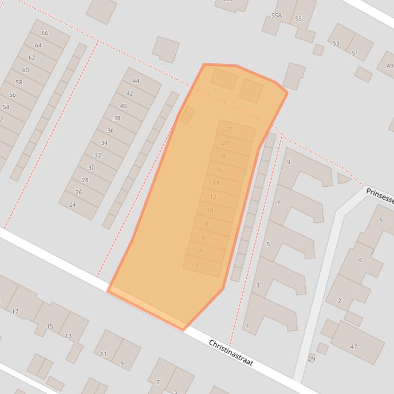 Kaart van postcodegebied 3921BT.