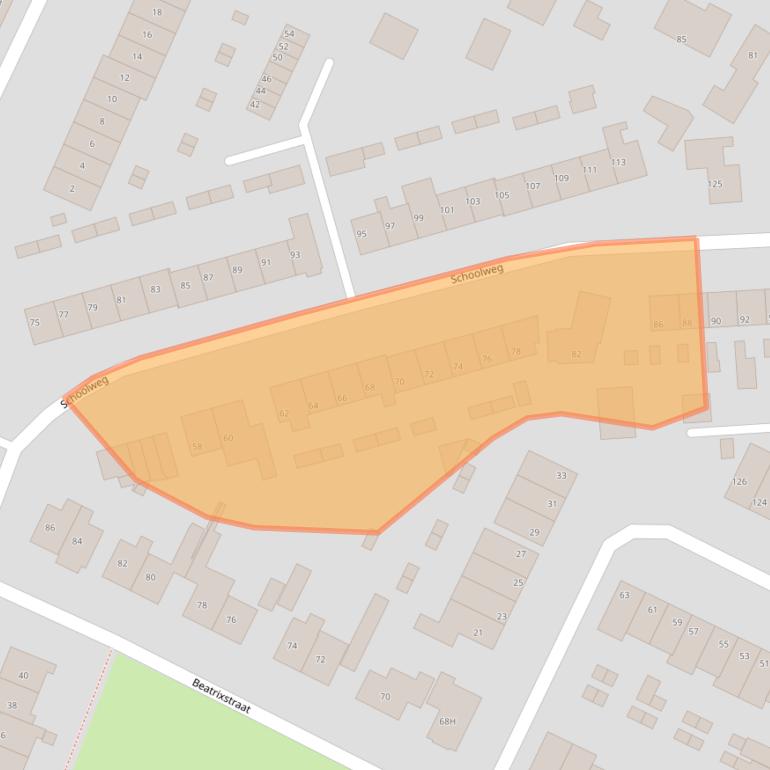 Kaart van postcodegebied 3921CG.