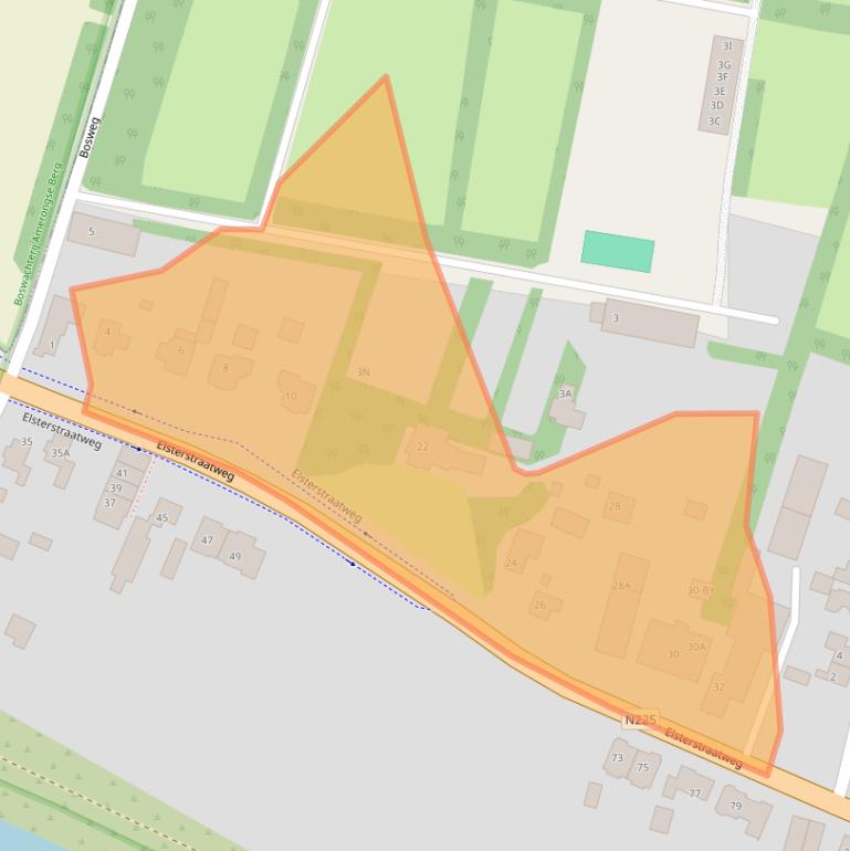 Kaart van postcodegebied 3922GG.