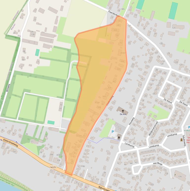 Kaart van postcodegebied 3922GH.