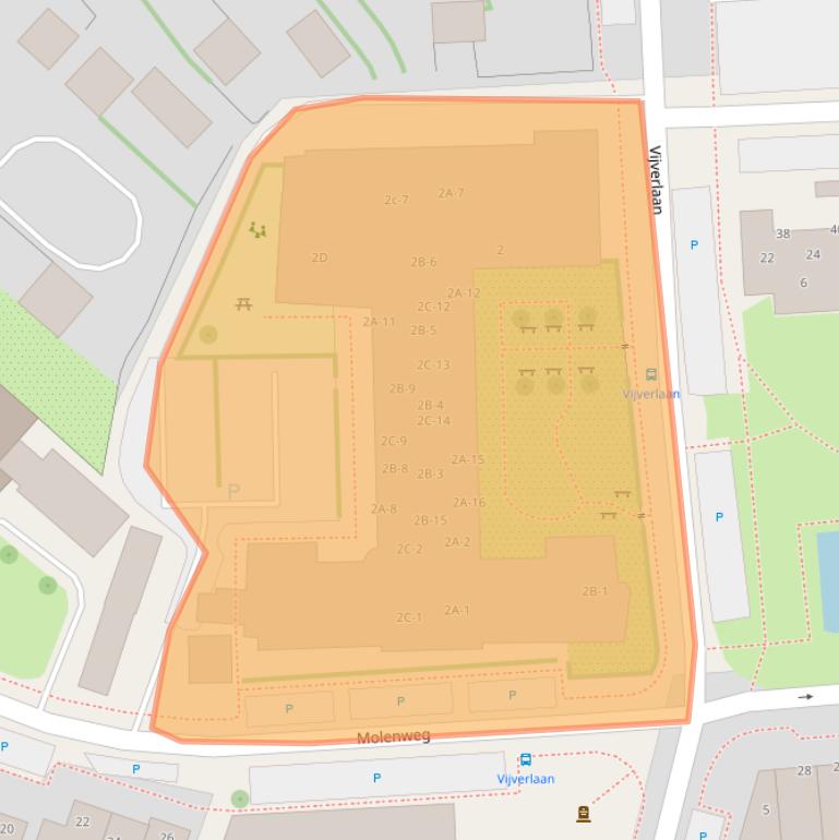 Kaart van postcodegebied 3925EN.