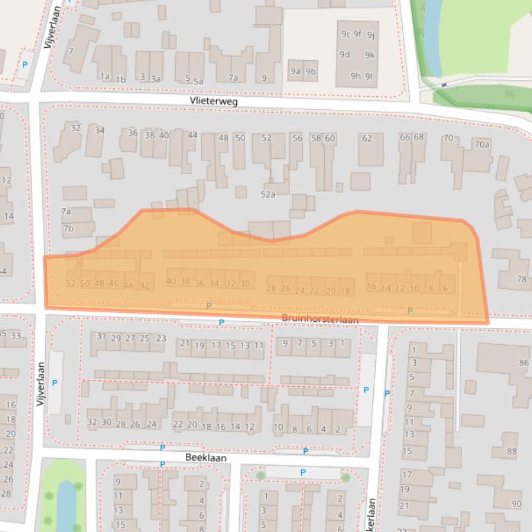 Kaart van postcodegebied 3925EX.