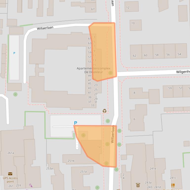 Kaart van postcodegebied 3925HL.