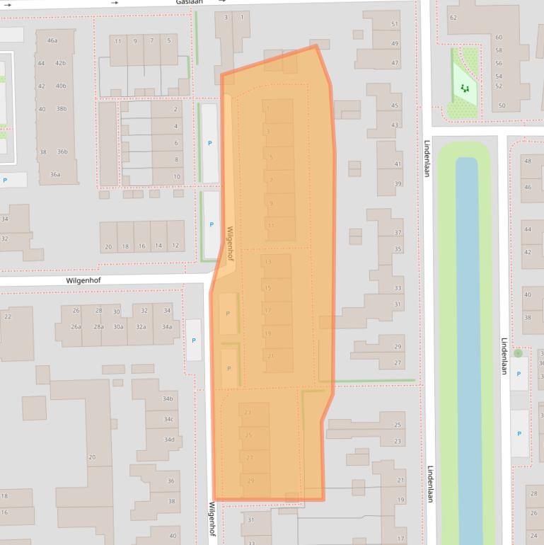 Kaart van postcodegebied 3925HS.