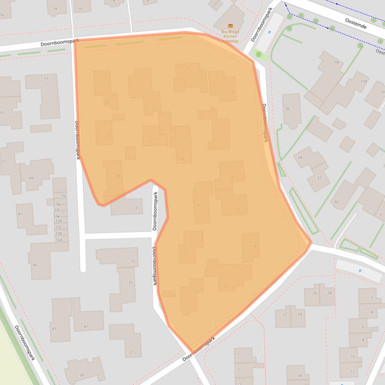 Kaart van postcodegebied 3925KL.