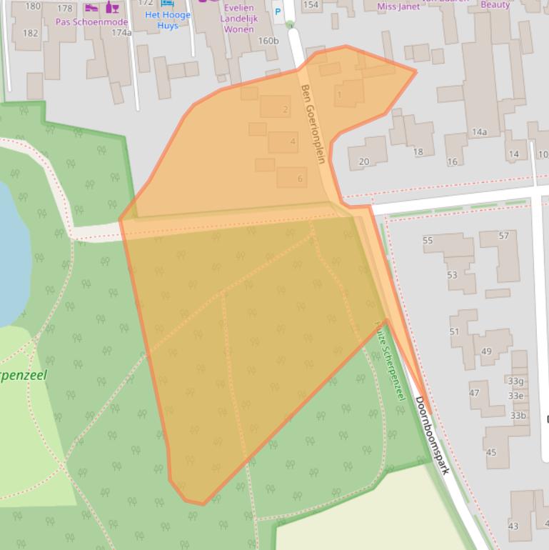 Kaart van postcodegebied 3925KS.