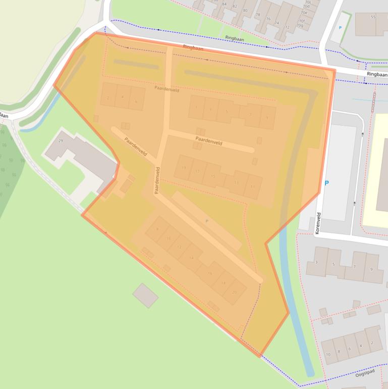 Kaart van postcodegebied 3925PA.