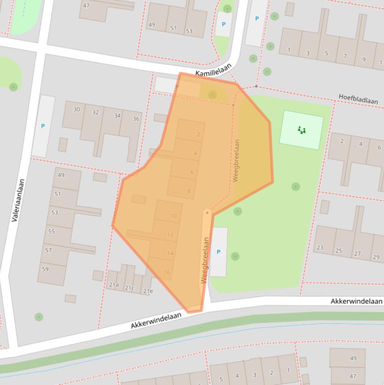 Kaart van postcodegebied 3925RC.