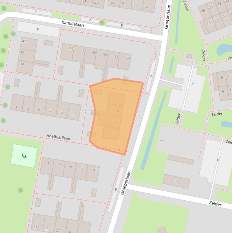 Kaart van postcodegebied 3925RE.