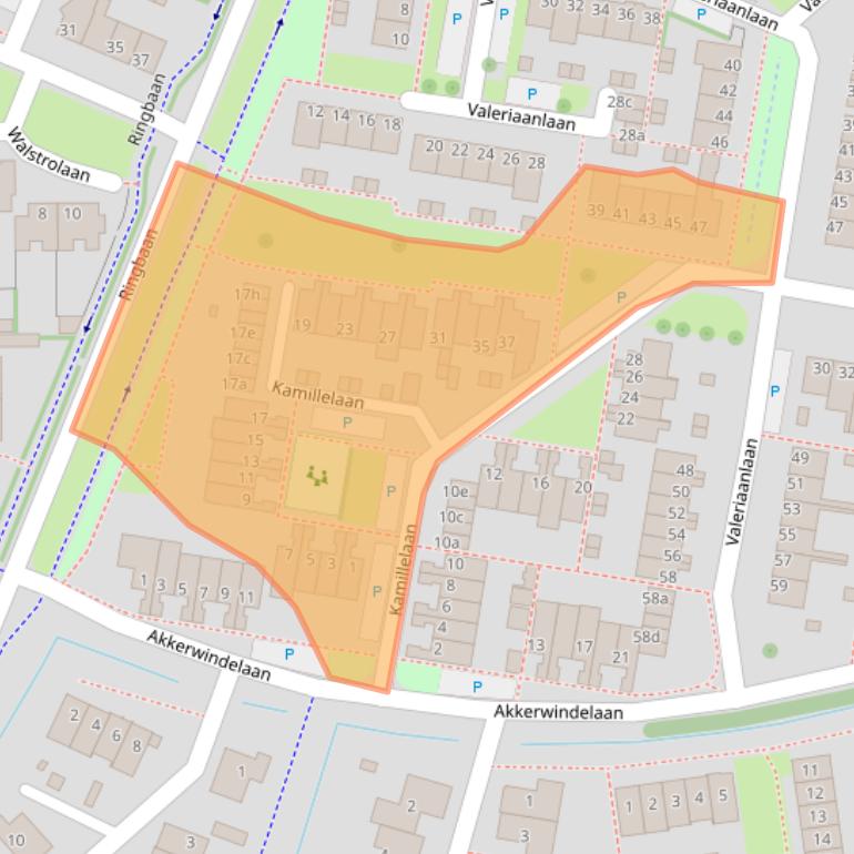 Kaart van postcodegebied 3925RG.