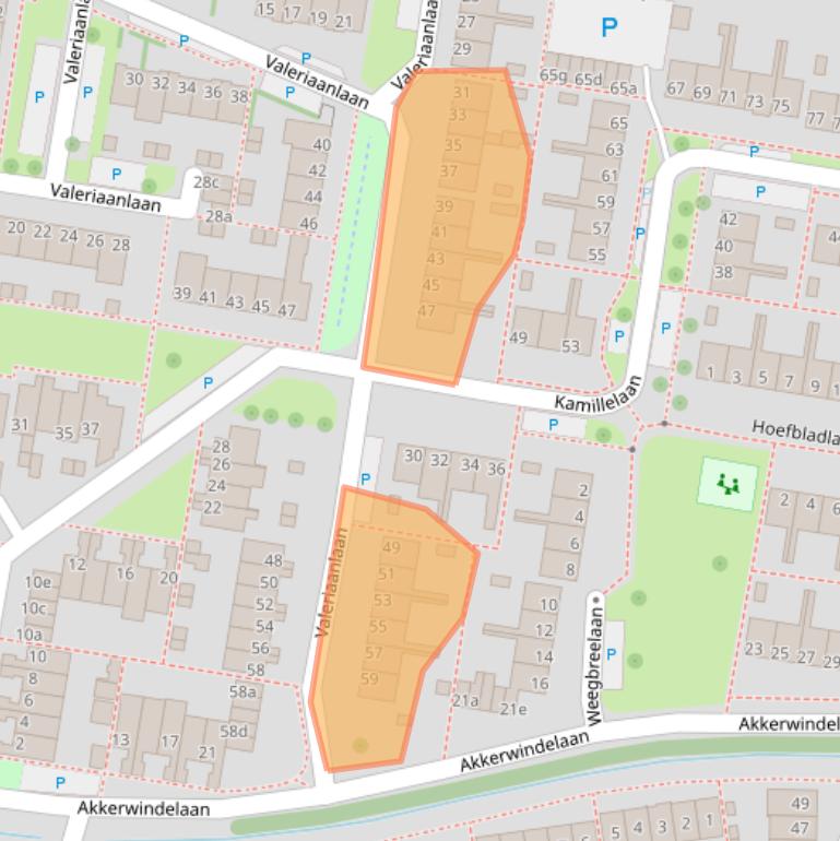 Kaart van postcodegebied 3925RM.