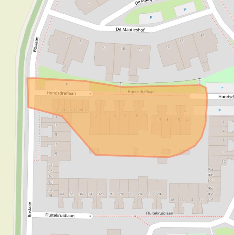 Kaart van postcodegebied 3925RR.