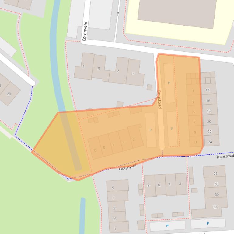 Kaart van postcodegebied 3925SN.