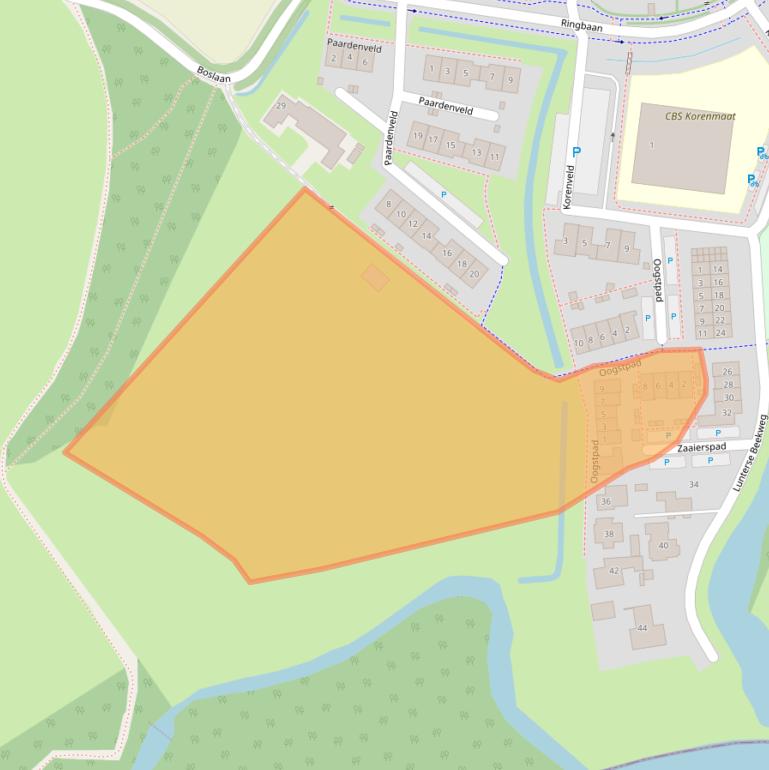 Kaart van postcodegebied 3925SP.