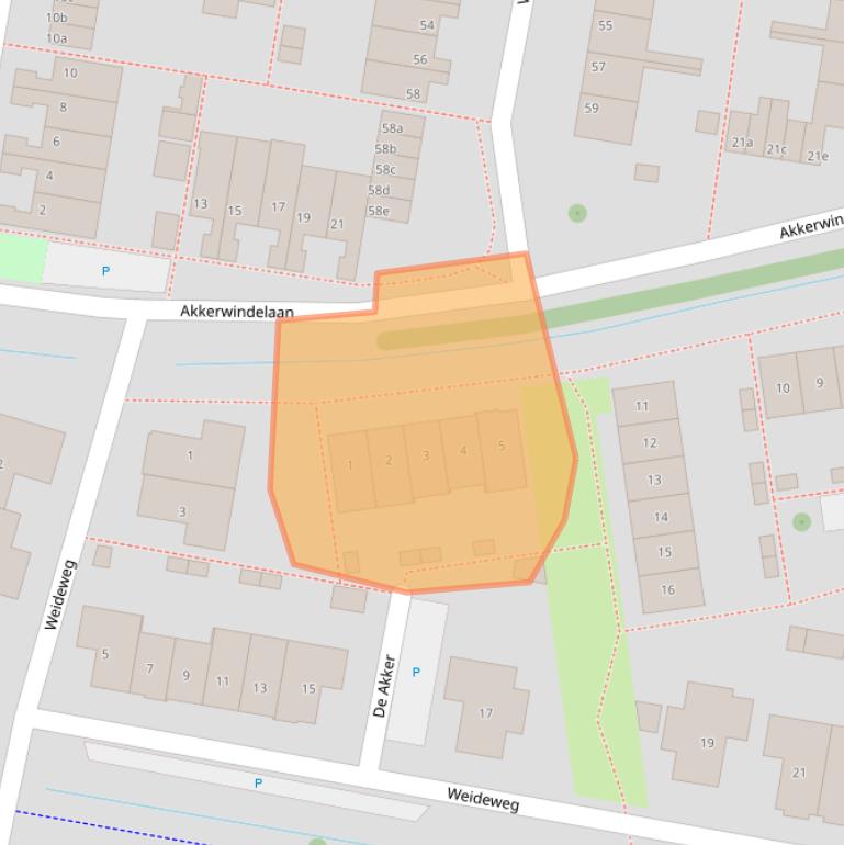Kaart van postcodegebied 3925SV.