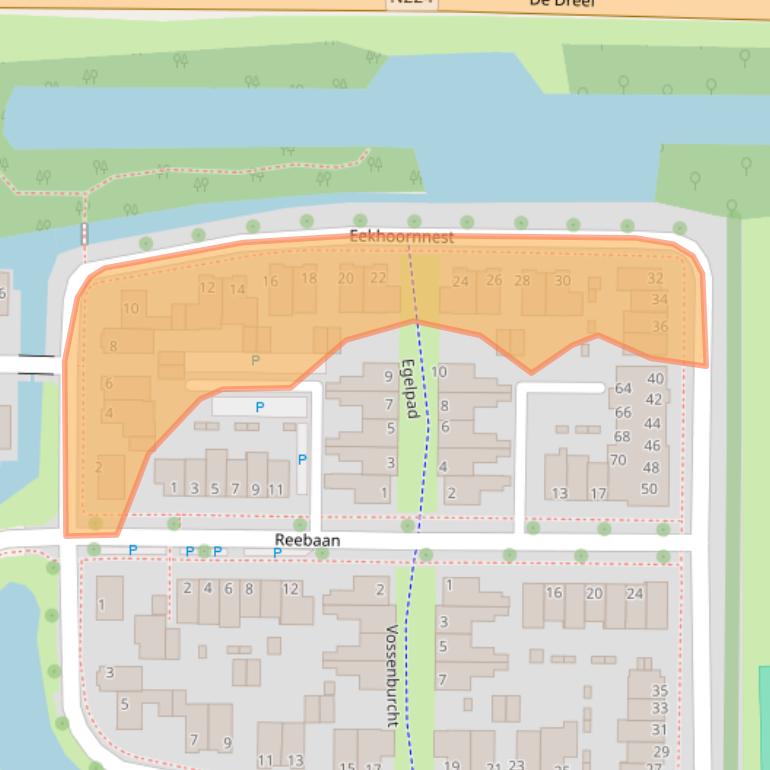 Kaart van postcodegebied 3925VS.