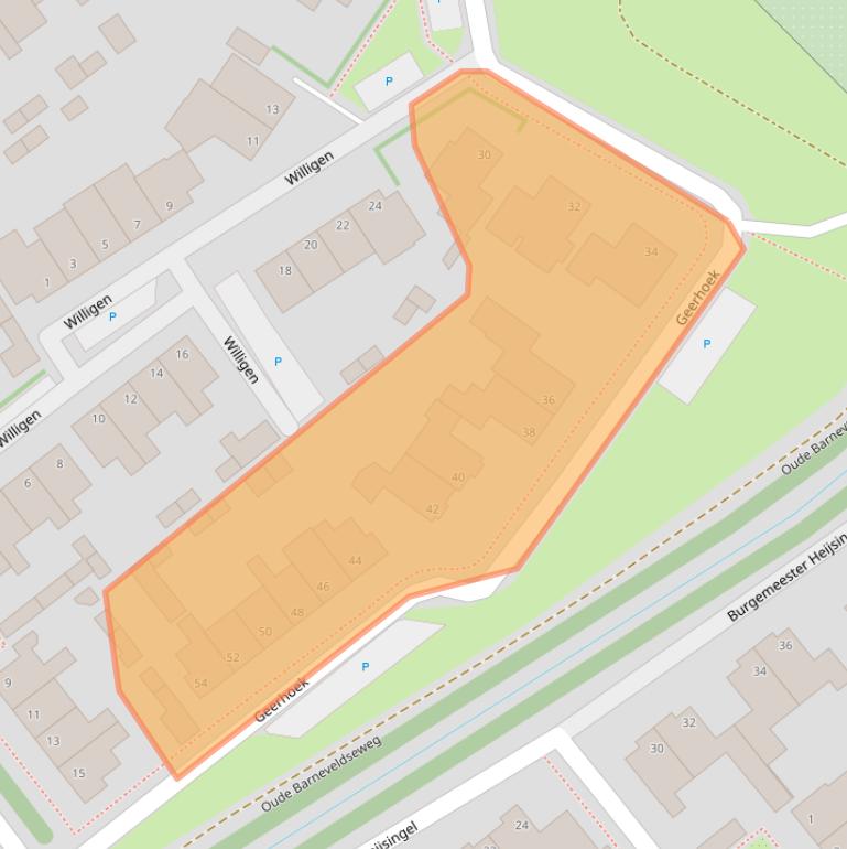 Kaart van postcodegebied 3925WK.