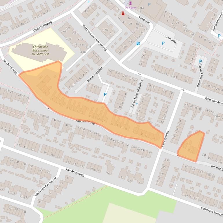 Kaart van postcodegebied 3927BS.