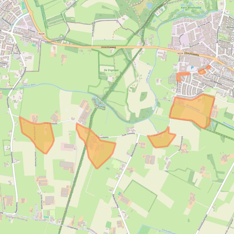 Kaart van postcodegebied 3927CK.