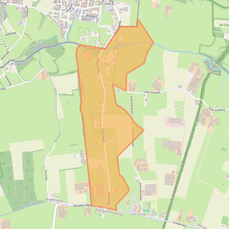 Kaart van postcodegebied 3927CS.