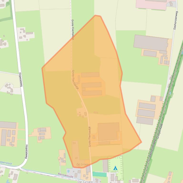 Kaart van postcodegebied 3927CT.