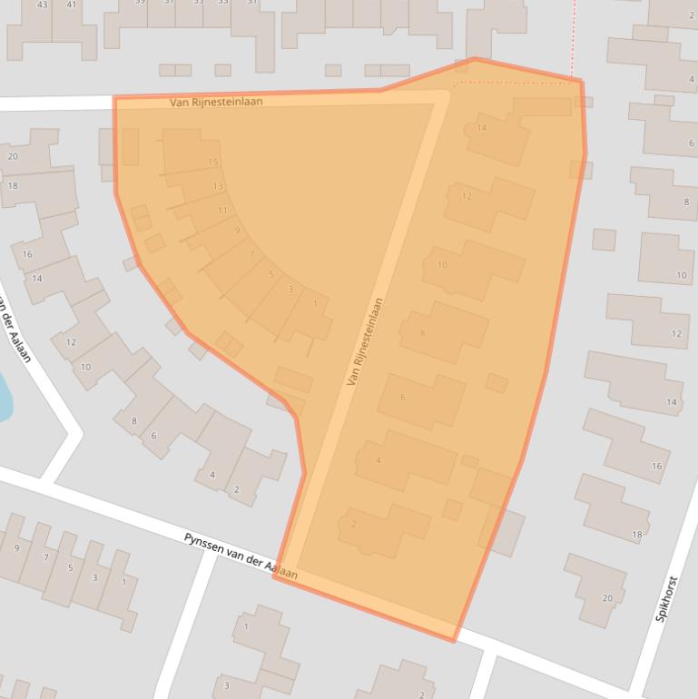 Kaart van postcodegebied 3927DL.