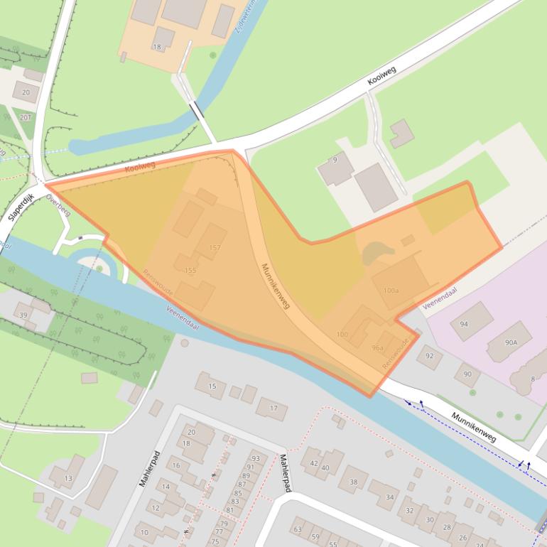 Kaart van postcodegebied 3927EA.