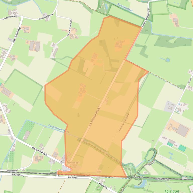 Kaart van postcodegebied 3927EC.