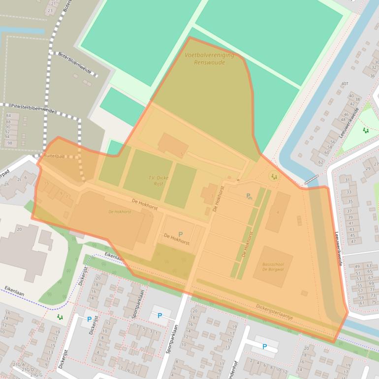 Kaart van postcodegebied 3927GX.