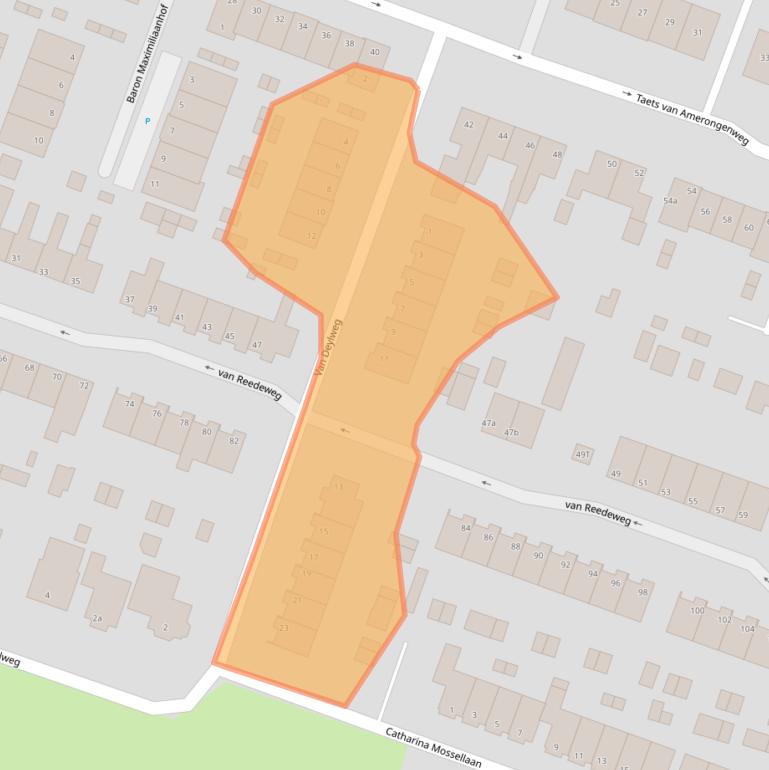 Kaart van postcodegebied 3927PC.