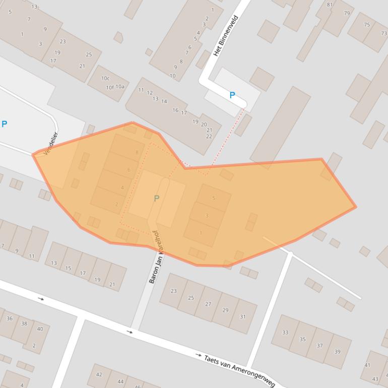 Kaart van postcodegebied 3927PD.
