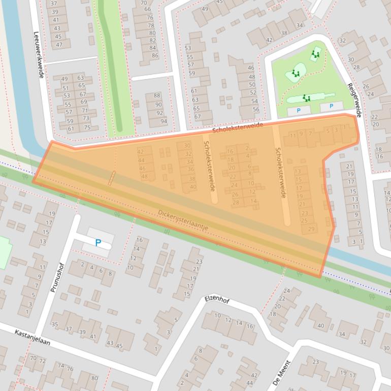 Kaart van postcodegebied 3927SK.