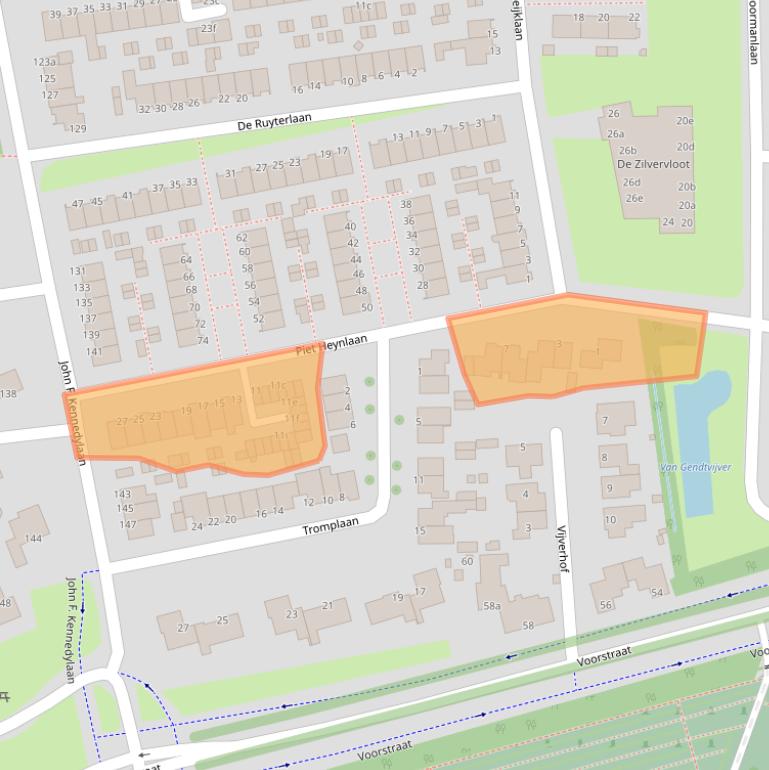 Kaart van postcodegebied 3931AC.