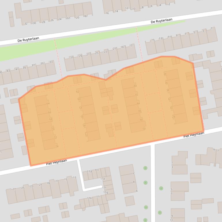 Kaart van postcodegebied 3931AE.