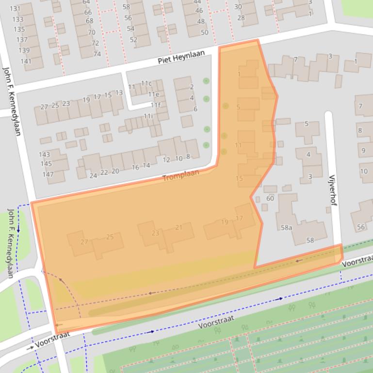 Kaart van postcodegebied 3931AG.