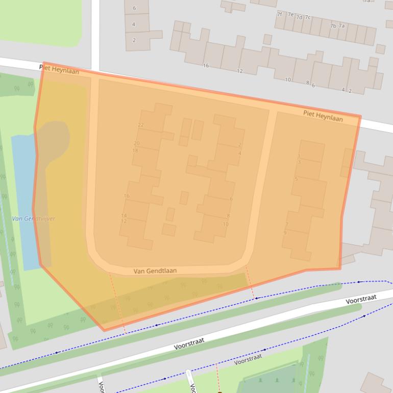 Kaart van postcodegebied 3931AN.