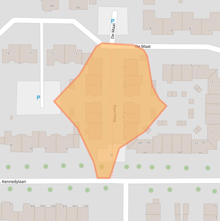 Kaart van postcodegebied 3931AS.