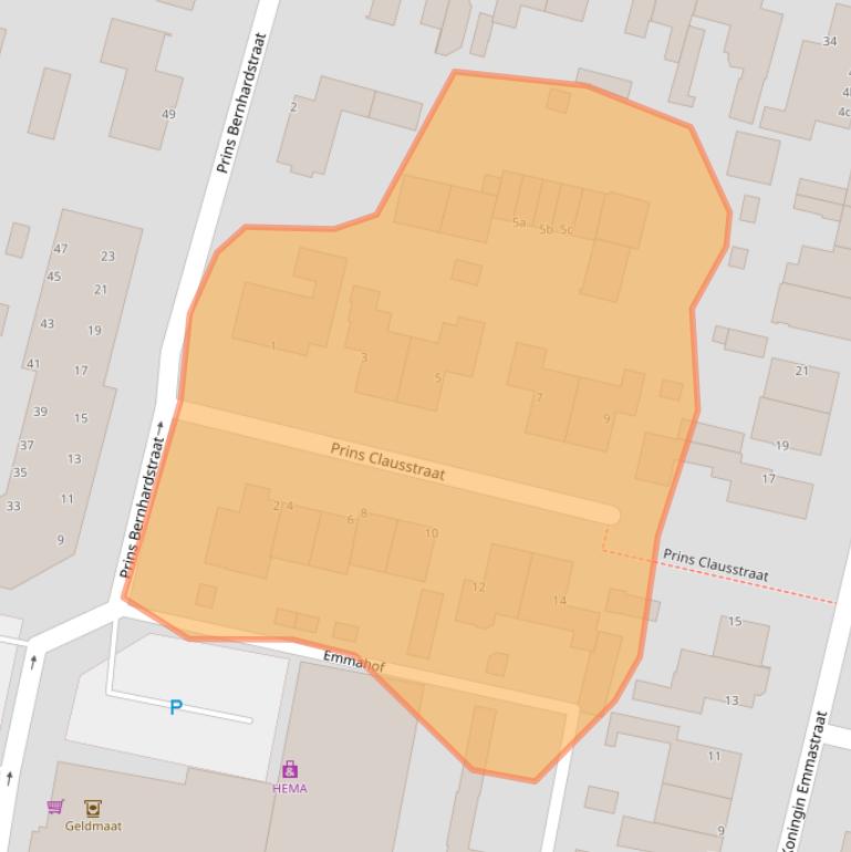 Kaart van postcodegebied 3931BC.