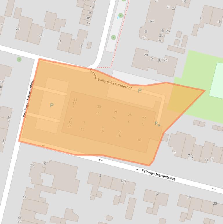 Kaart van postcodegebied 3931BG.