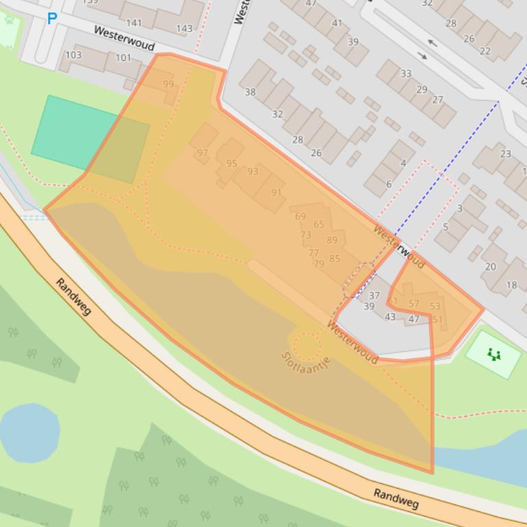 Kaart van postcodegebied 3931DK.