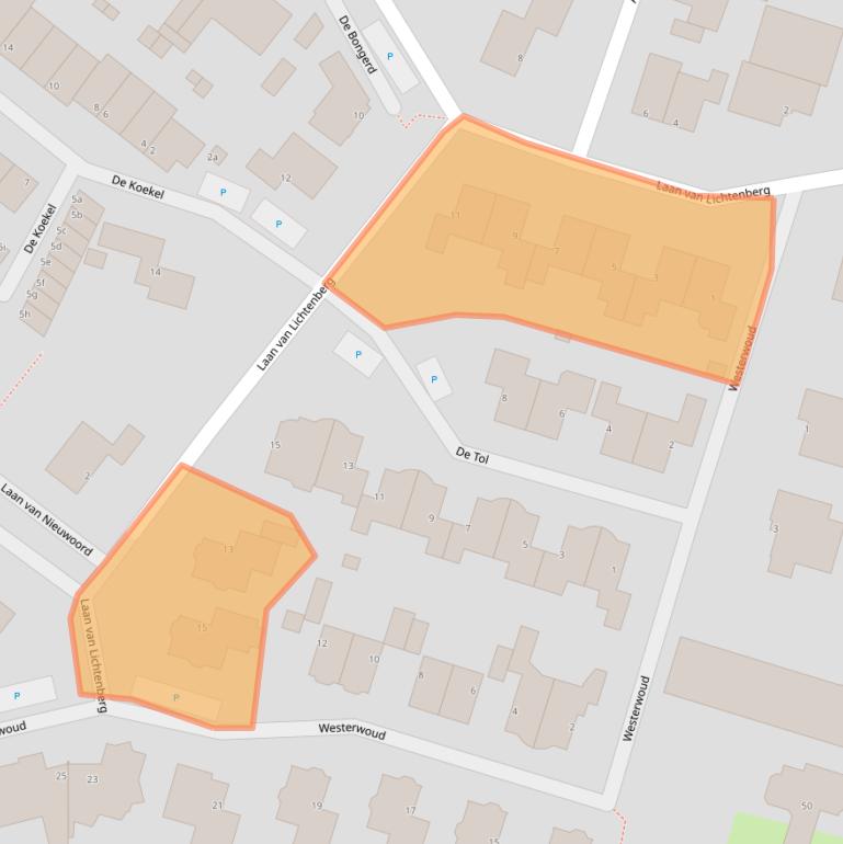 Kaart van postcodegebied 3931DP.