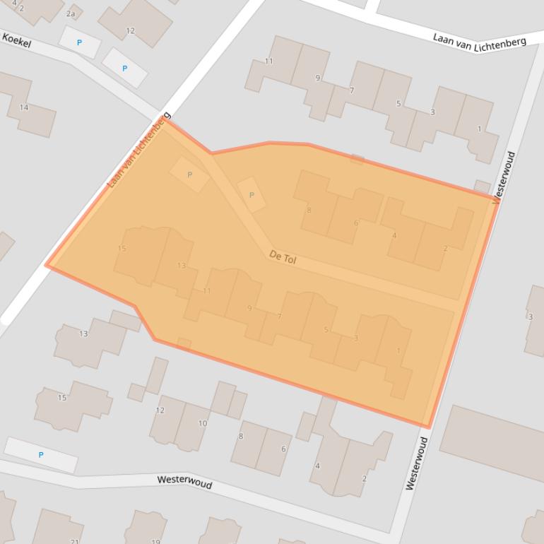 Kaart van postcodegebied 3931DV.