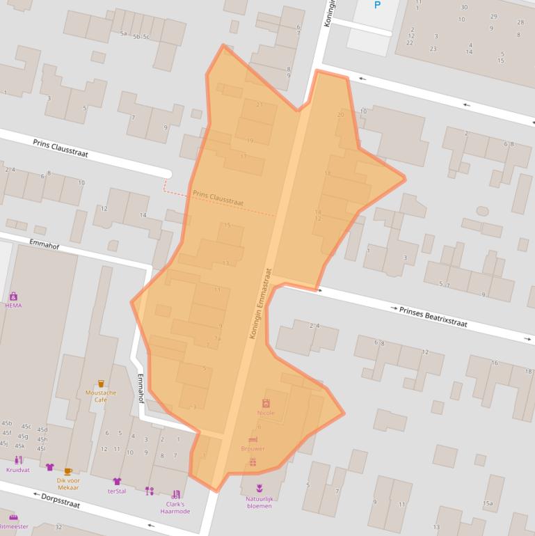 Kaart van postcodegebied 3931EC.